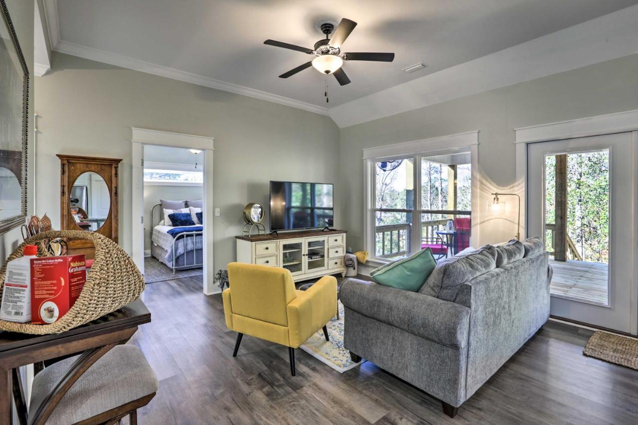 White Oak Creek Home With Views, Deck And Pool Access! Eufaula Esterno foto