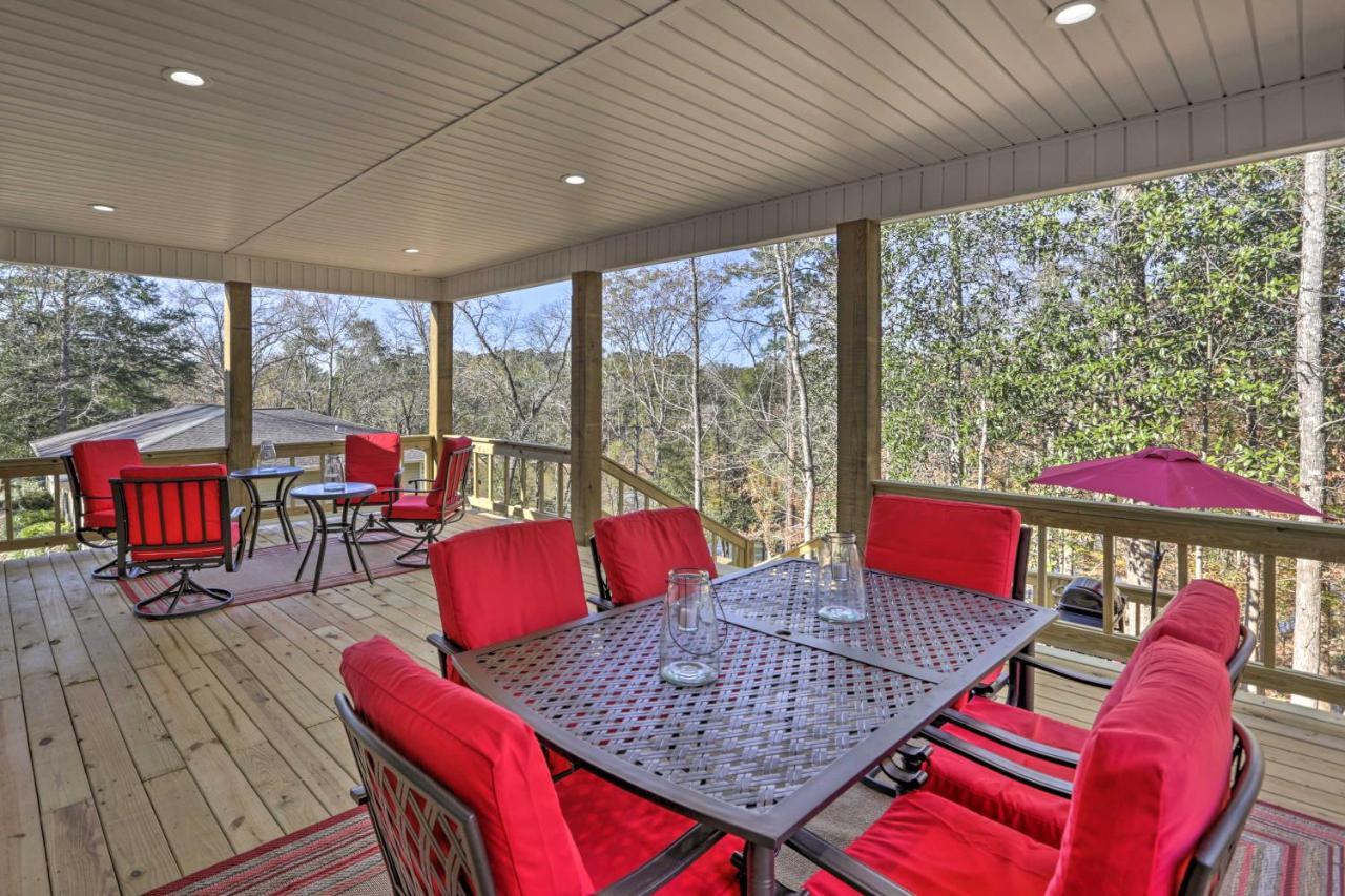 White Oak Creek Home With Views, Deck And Pool Access! Eufaula Esterno foto