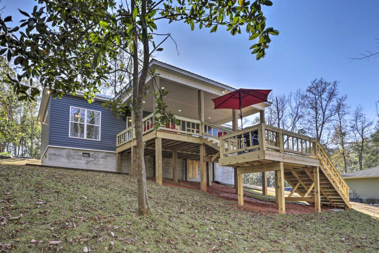 White Oak Creek Home With Views, Deck And Pool Access! Eufaula Esterno foto